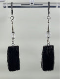 Small Black Seal Fur with Selenite