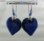 Medium Blue Seal Fur Hearts